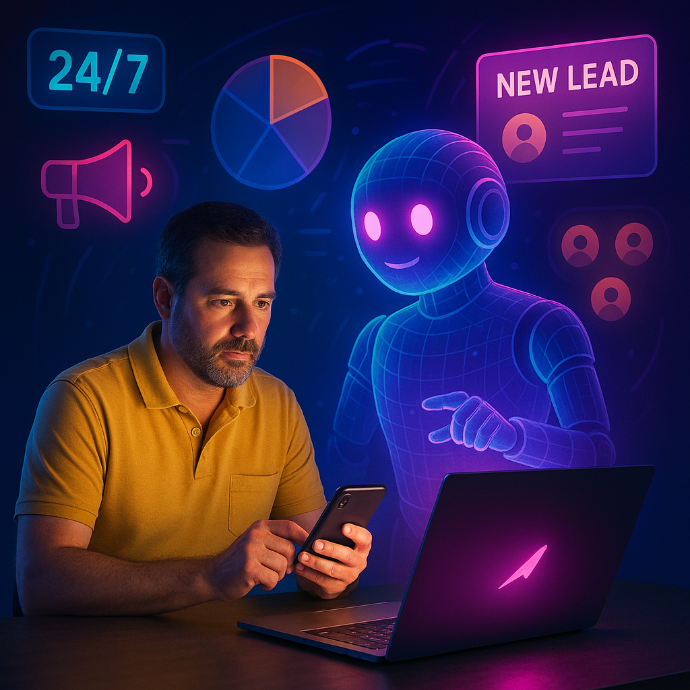AI-powered lead funnel dashboard
